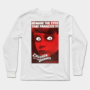 Classic Sci-Fi Horror Movie Poster - Children of the Damned Long Sleeve T-Shirt